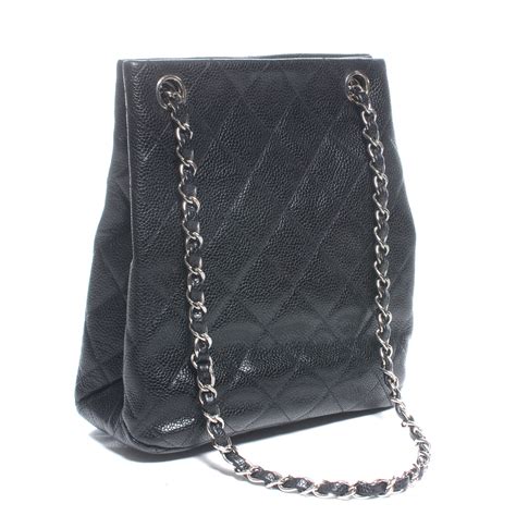 chanel caviar quilted shoulder bag